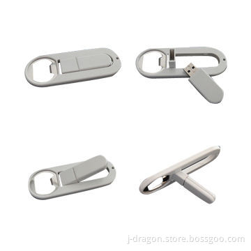 Bottle Opener/Decrowner/Flask Opener USB Flash Drive, Plug-and-play